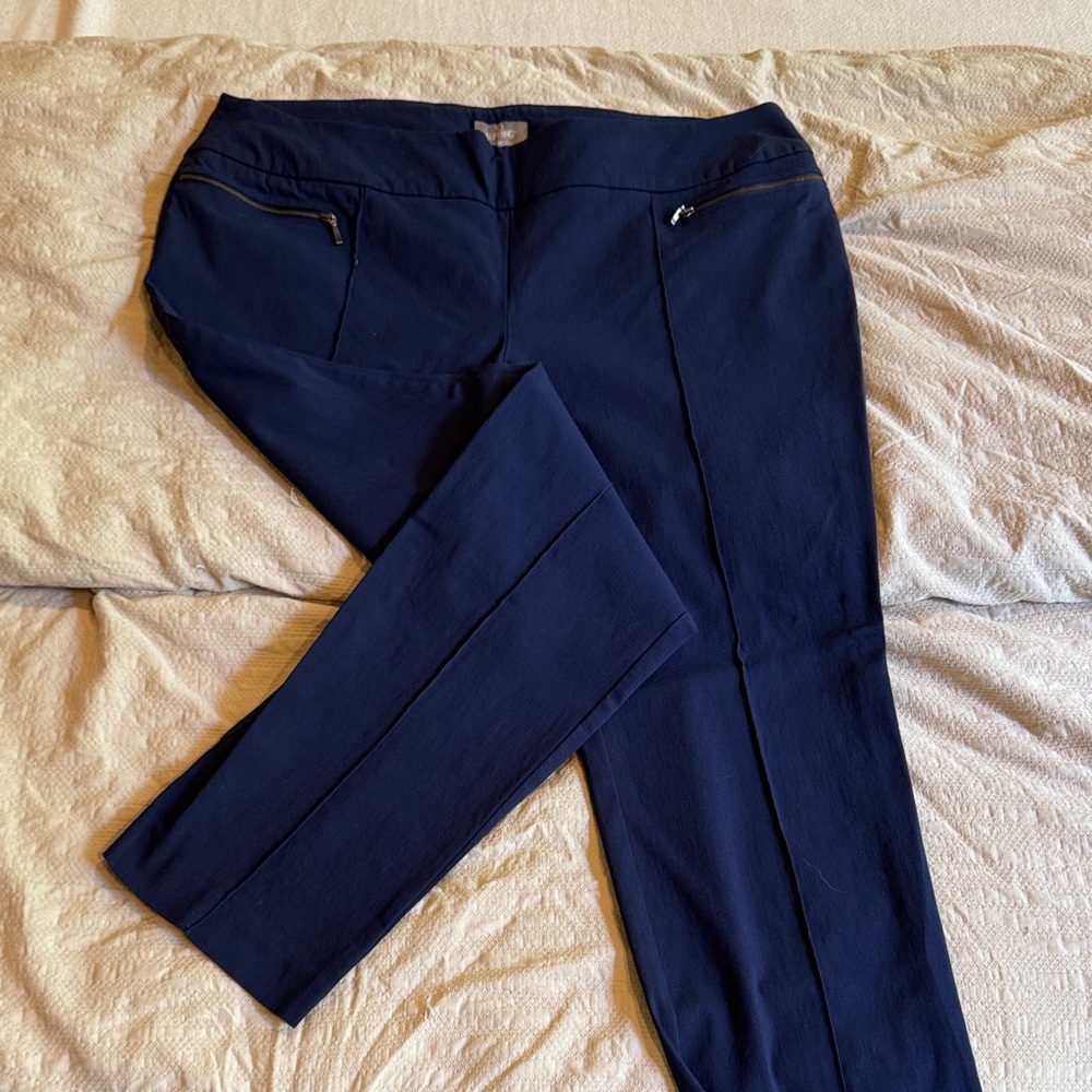 Chico's Deep Blue Straight Leg Pants